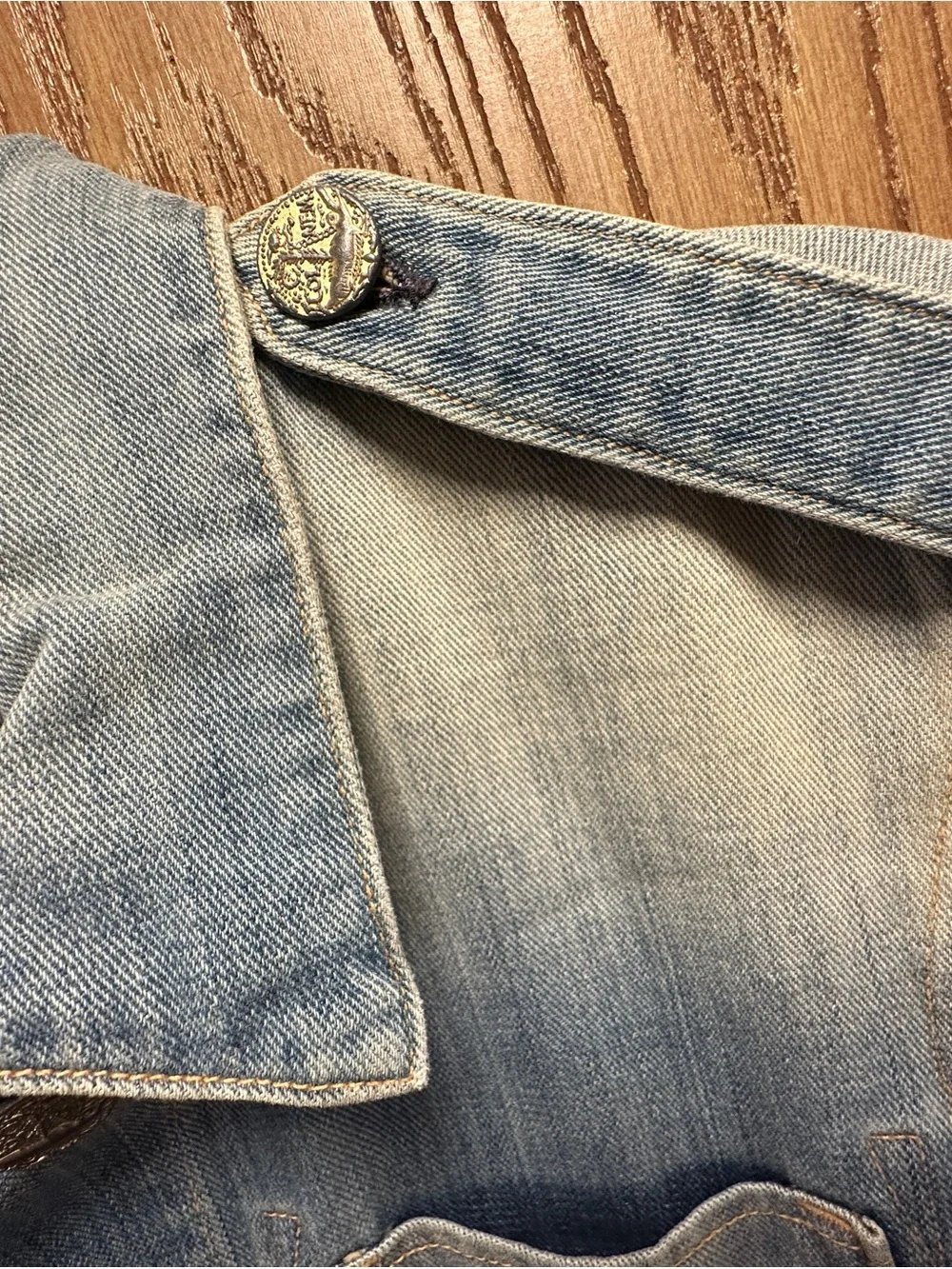 McGuire Work Wear Denim Light Blue Jean Jacket Small